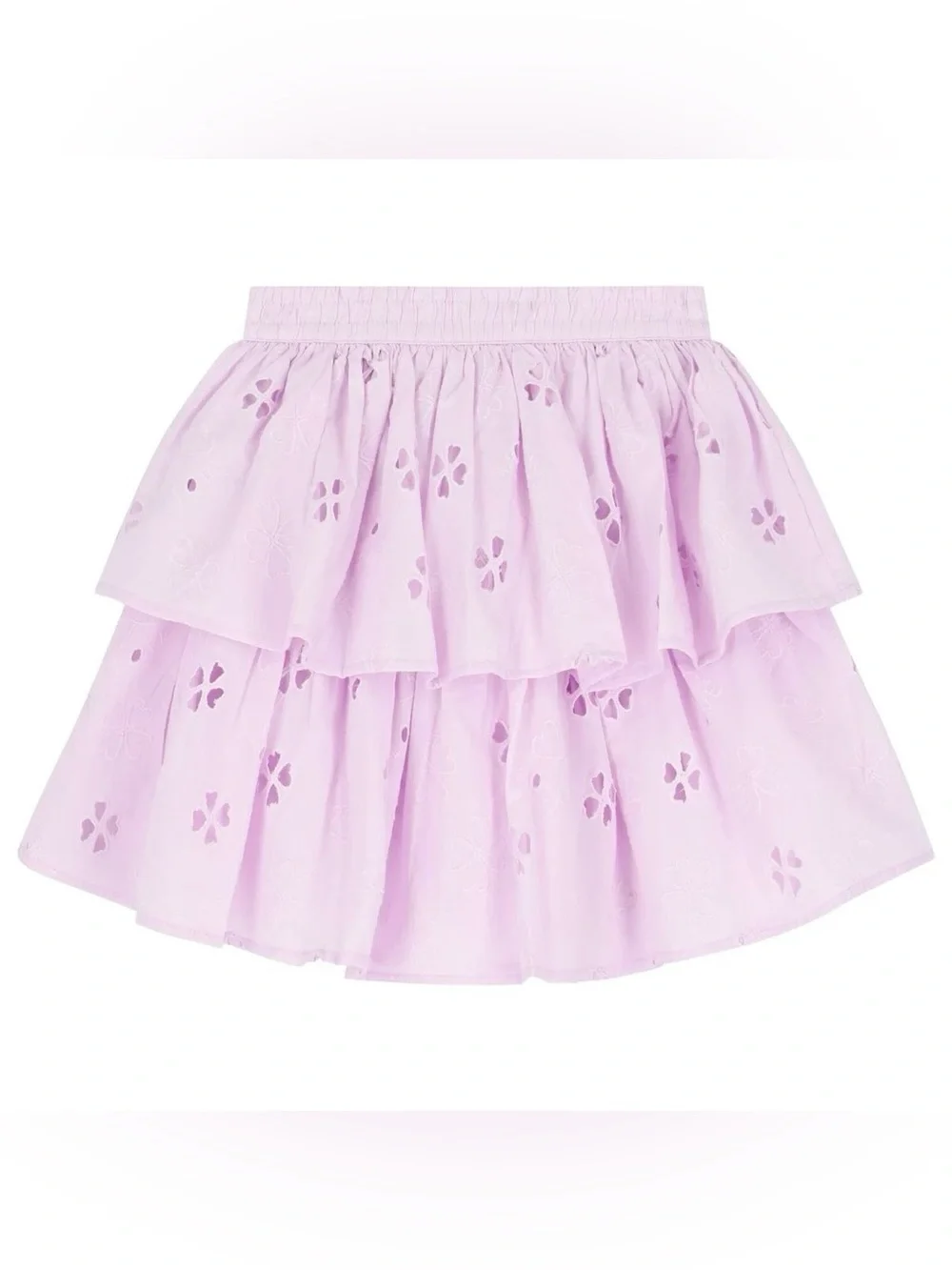 MOLO BRIGETTE FLUTTER TEE TOP RITZA RUFFLE SKIRT ALPINE GLOW EYELET SET 15-16
